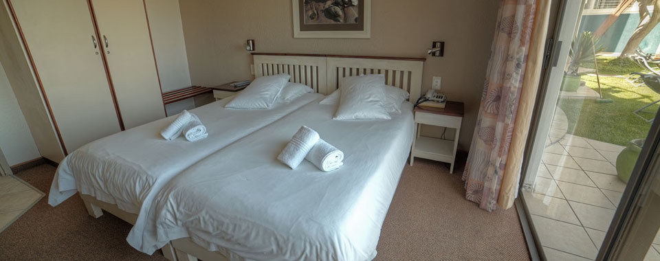 Standard twin room ground floor